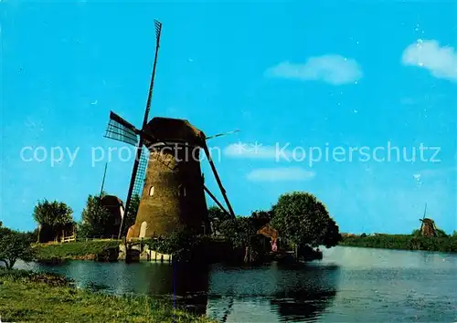 AK / Ansichtskarte Kinderdijk Molen