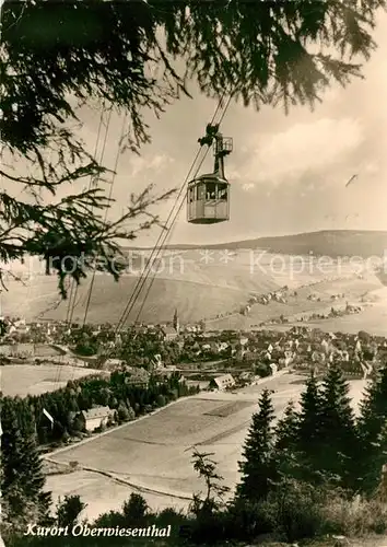 AK / Ansichtskarte Seilbahn Oberwiesenthal  Kat. Bahnen