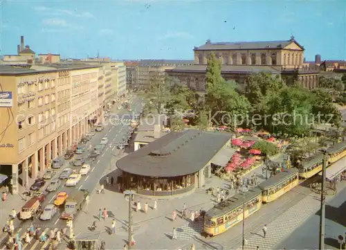 AK / Ansichtskarte Strassenbahn Hannover Am Kroepcke  Kat. Strassenbahn