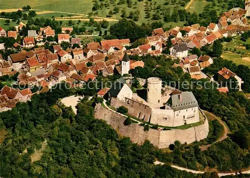 AK / Ansichtskarte Otzberg Odenwald Veste mit Blick auf Hering Fliegeraufnahme Kat. Otzberg