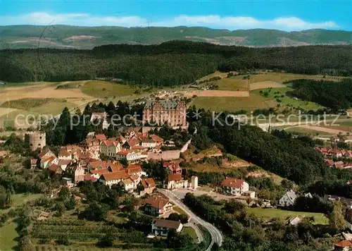 AK / Ansichtskarte Lichtenberg Odenwald Erholungsort Schloss Fliegeraufnahme Kat. Fischbachtal