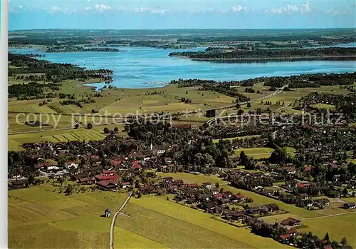 AK / Ansichtskarte Bernau Chiemsee Fliegeraufnahme  Kat. Bernau a.Chiemsee