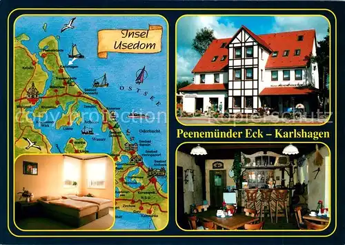 AK / Ansichtskarte Karlshagen Insel Usedom Peenemuender Eck Bar Kat. Karlshagen Usedom