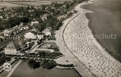 AK / Ansichtskarte Travemuende Ostseebad Fliegeraufnahme Kat. Luebeck