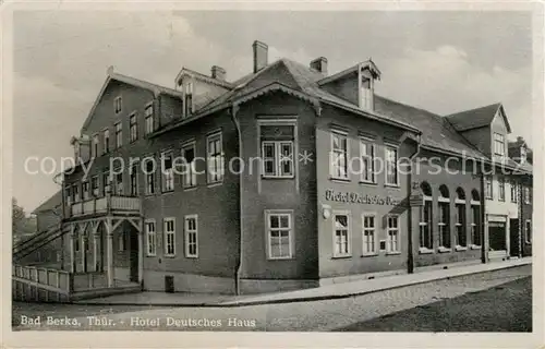 AK / Ansichtskarte Bad Berka Hotel Deutsches Haus Kat. Bad Berka