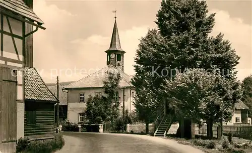 AK / Ansichtskarte Sachsendorf Sachsenbrunn Dorfmotiv