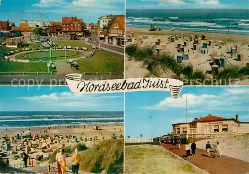 AK / Ansichtskarte Juist Nordseebad Badestrand Restaurant  Kat. Juist