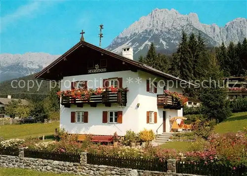 AK / Ansichtskarte Ellmau Tirol Sternheim Gaestehaus Pension Alpenblick Kat. Ellmau