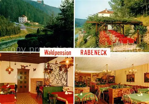 AK / Ansichtskarte Waischenfeld Restaurant Cafe Waldpension Rabeneck Kat. Waischenfeld