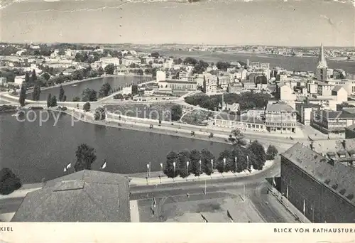 AK / Ansichtskarte Kiel Blick vom Rathausturm Kat. Kiel