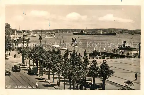 AK / Ansichtskarte Kiel Seegartenbruecke Kat. Kiel