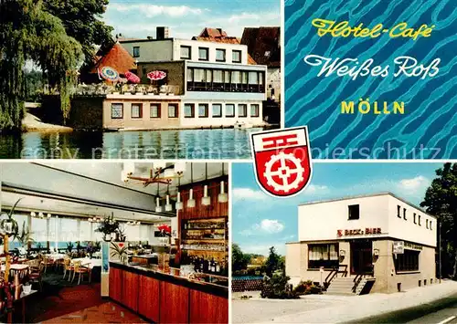 AK / Ansichtskarte Moelln Lauenburg Hotel Weisses Ross Kat. Moelln