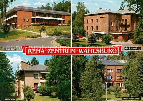 AK / Ansichtskarte Wahlsburg Weser Reha Zentrum Kat. Wahlsburg