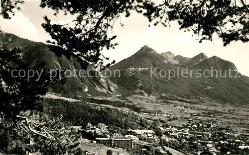 AK / Ansichtskarte Briancon Vue generale de Briancon Sainte Catherine et Villard Saint Pancrace Montagnes Kat. Briancon