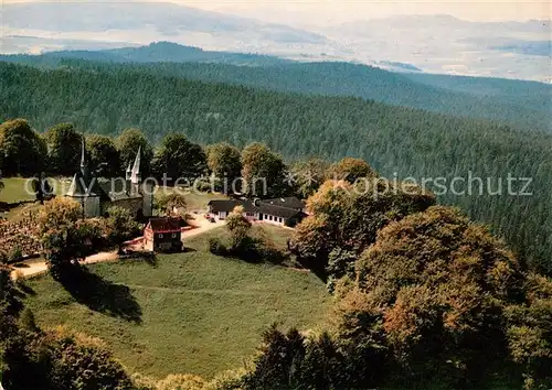 AK / Ansichtskarte Muenchhausen Christenberg Gaststaette Christenberg Fliegeraufnahme Kat. Muenchhausen