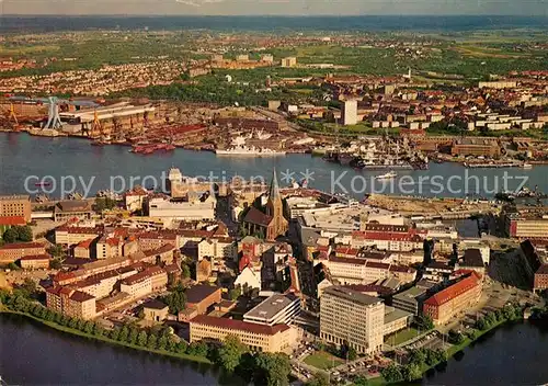 AK / Ansichtskarte Kiel Fliegeraufnahme Werften Ostufer  Kat. Kiel