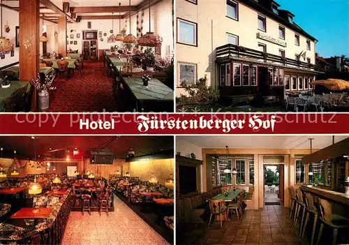 AK / Ansichtskarte Fuerstenberg Waldeck Hotel Fuerstenberger Hof Kat. Lichtenfels