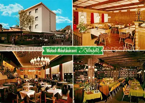 AK / Ansichtskarte Koenigswinter Hotel Restaurant Rheingold Kat. Koenigswinter