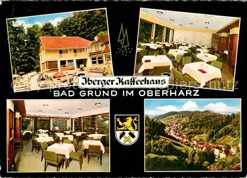 AK / Ansichtskarte Bad Grund Jberger Kaffeehaus Panorama Kat. Bad Grund (Harz)