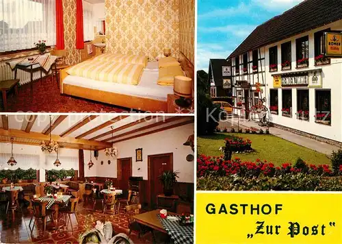 AK / Ansichtskarte Monschau Hoefen Gasthof zur Post Kat. Monschau