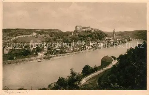 AK / Ansichtskarte Burghausen Salzach Panorama Kat. Burghausen