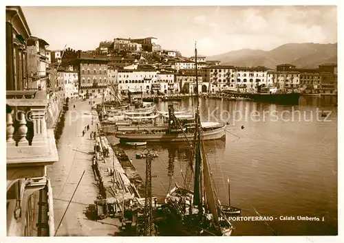 AK / Ansichtskarte Portoferraio Toscana Calata Umberto Hafen  Kat. 