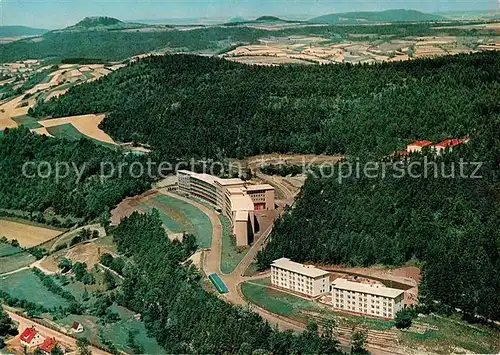 AK / Ansichtskarte Schwabthal Sanatorium Lautergrund Fliegeraufnahme Kat. Bad Staffelstein