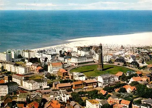 AK / Ansichtskarte Borkum Nordseebad Fliegeraufnahme Kat. Borkum