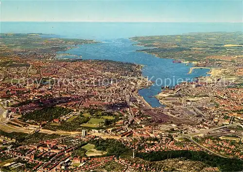 AK / Ansichtskarte Kiel Foerde Ostsee Fliegeraufnahme Kat. Kiel