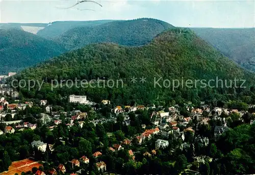 AK / Ansichtskarte Bad Harzburg Fliegeraufnahme Sanatorium am Burgberg  Kat. Bad Harzburg