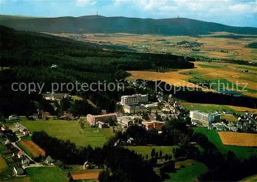 AK / Ansichtskarte Alexandersbad Bad Fliegeraufnahme Ochsenkopf Schneeberg Kat. Bad Alexandersbad