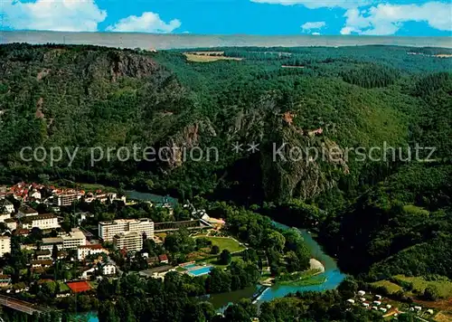 AK / Ansichtskarte Bad Muenster Stein Ebernburg Fliegeraufnahme Rheingrafenstein Kat. Bad Muenster am Stein Ebernburg