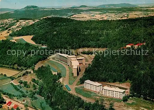 AK / Ansichtskarte Schwabthal Sanatorium Lautergrund Fliegeraufnahme Kat. Bad Staffelstein