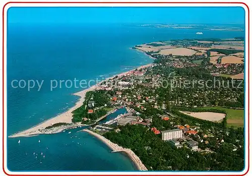 AK / Ansichtskarte Niendorf Ostseebad Fliegeraufnahme Kat. Timmendorfer Strand