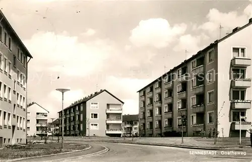 AK / Ansichtskarte Sennestadt Goetheweg Neubaubloecke Kat. Bielefeld