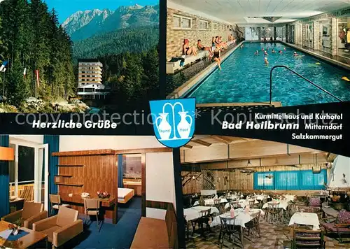 Bad Mitterndorf Kurmittelhaus und Kurhotel  Kat. Bad Mitterndorf Salzkammergut