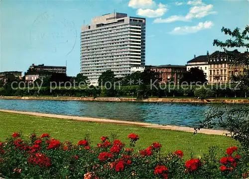 Frankfurt Main Mainufer Hotel Interkontinental  Kat. Frankfurt am Main