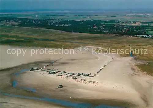 St Peter Ording Sandbank Boehl Fliegeraufnahme Kat. Sankt Peter Ording