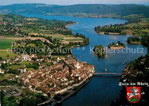 AK / Ansichtskarte Stein Rhein Fliegeraufnahme Kat. Stein Rhein