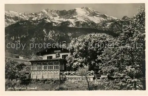 AK / Ansichtskarte Graseck Forsthaus Graseck Kat. Garmisch Partenkirchen