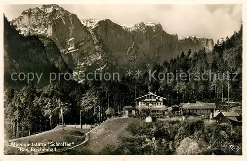 Bad Reichenhall Alpengaststaette Schroffen Kat. Bad Reichenhall