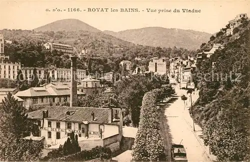 Royat les Bains Vue prise du Viaduc