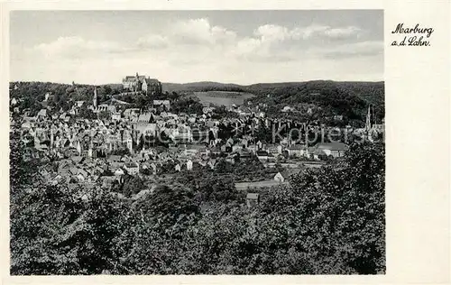 Marburg Lahn Panorama Kat. Marburg