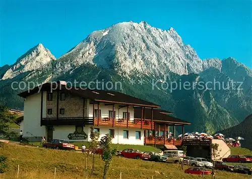 AK / Ansichtskarte Ramsau Berchtesgaden Gasthof Cafe Schwarzeck Watzmann  Kat. Ramsau b.Berchtesgaden