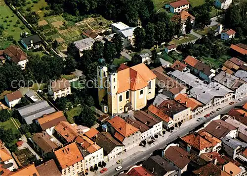 AK / Ansichtskarte Obernzell Fliegeraufnahme Markt  Kat. Obernzell