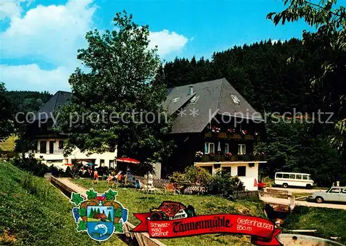 AK / Ansichtskarte Grafenhausen Schwarzwald Schwarzwaldgasthof Tannenmuehle Kat. Grafenhausen