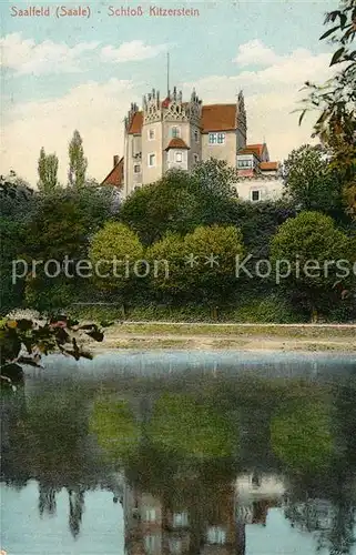 AK / Ansichtskarte Saalfeld Saale Schloss Kitzerstein Kat. Saalfeld