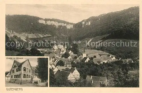 AK / Ansichtskarte Gutenberg Halle Gasthaus zum Hirsch Kat. Goetschetal