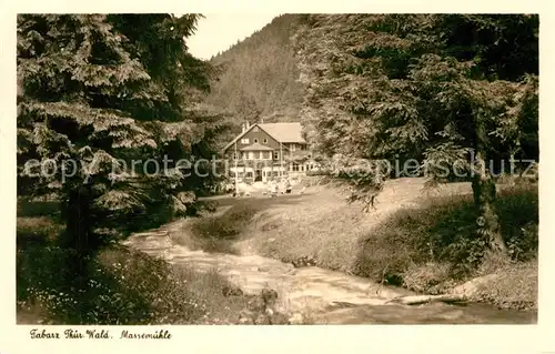 AK / Ansichtskarte Tabarz Massemuehle Kat. Tabarz Thueringer Wald