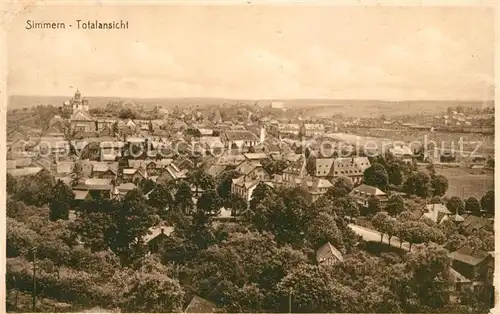 AK / Ansichtskarte Simmern Hunsrueck Panorama Kat. Simmern  Hunsrueck